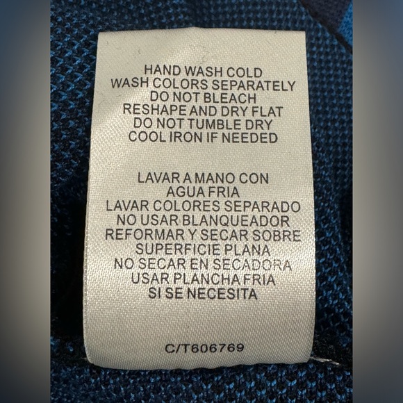 Danny and Nicole Blue, Navy, & Black Midi Sweater Dress Size M New With Tags - Picture 15 of 16